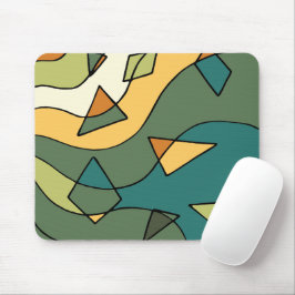 Handgezeichnetes abstraktes Vintages Design Mousepad