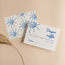 Handgezeichnetes Blau kommt hier zum Son Diaper Ra