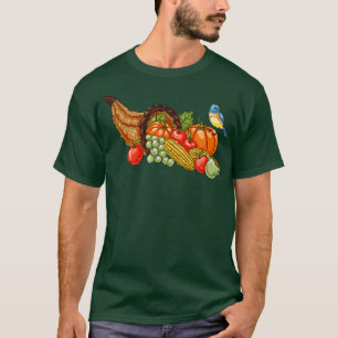 Handgezeichnetes Cornucopia T-Shirt
