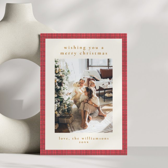 Handgezeichnetes Kariert Modernes Weihnachtsfest F Feiertagskarte (Von Creator hochgeladen)