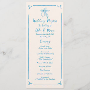 Handgezeichnetes Lemon-Flat-Programm Programm