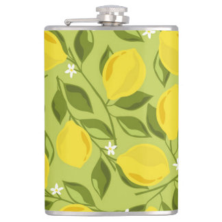 Handgezeichnetes Lemons farbiges Tapete Flachmann