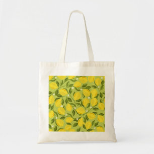 Handgezeichnetes Lemons farbiges Tapete Tragetasche