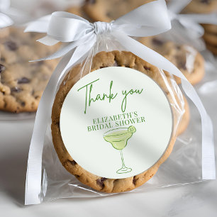 Handgezeichnetes Retro-Brautparty Runder Aufkleber