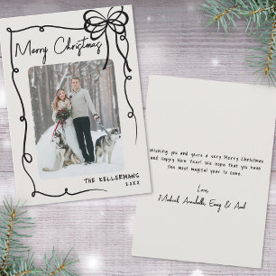 Handgezeichnetes Vintage Whimsical Weihnachten