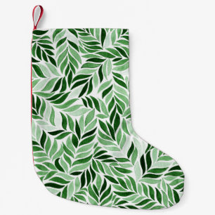 Handgezeichnetes Wasserfarben-Abstraktes Nahtloses Kleiner Weihnachtsstrumpf