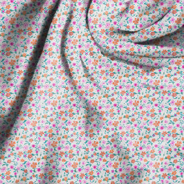 Handgezeichnetes winziges Blumenmuster Stoff