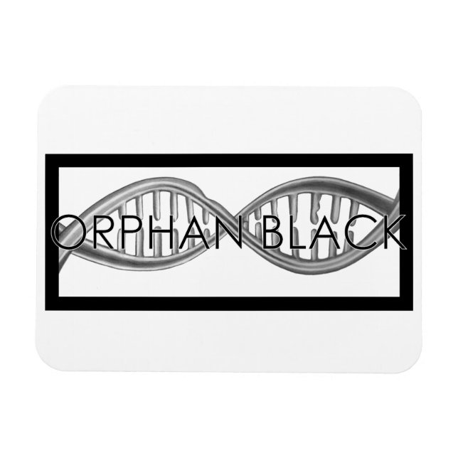 Handgezogene DNA Magnet (Horizontal)