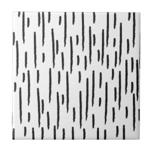 Handgezogene Doodle-Linien Fliese
