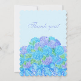 Handgezogene Hydrangeas in einer Vase Einladung