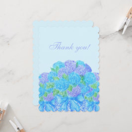 Handgezogene Hydrangeas in einer Vase Einladung