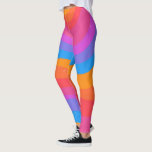Handgezogene Linien farbenfrohe Strickwellen Leggings<br><div class="desc">Hoffe, dass Ihnen dieses lustige Design gefällt. Passen Sie es auch mit Ihrem eigenen Text an. Und Karo in meinem Shop für passende Artikel wie Shirts, Handtücher, Packpapier, Karten und vieles mehr! Wenn Sie etwas Gewohntes möchten, schreiben Sie mir bitte eine Nachricht. Danke, dass du mir die Designs ausgecheckt hast!...</div>
