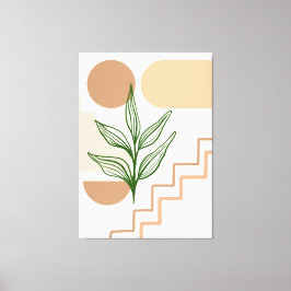 Handgezogener Boho Wall Art #2 Leinwanddruck