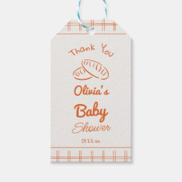 Handgezogener Bun in der neutralen Ofendusche Geschenkanhänger