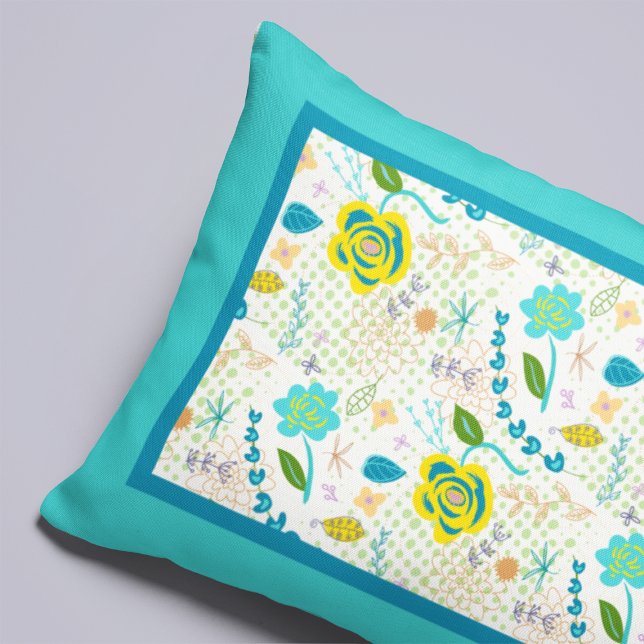 Handgezogener Floral Pillowcase Kissenbezug (Von Creator hochgeladen)