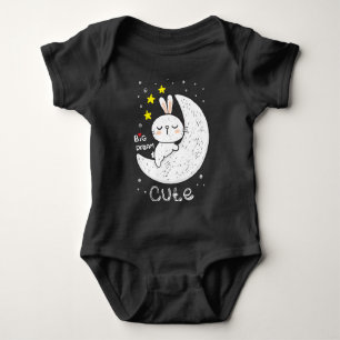 Handgezogener niedlicher Baby Bodysuit Strampler