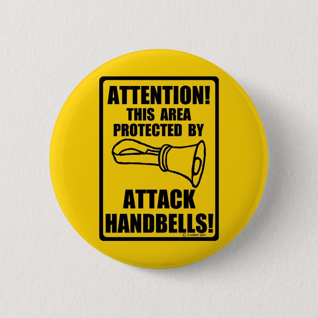 Handglocken angreifen button (Vorderseite)