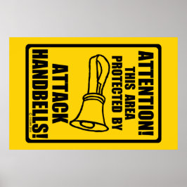 Handglocken angreifen poster