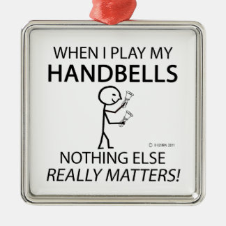 Handglocken spielen keine Rolle Silbernes Ornament
