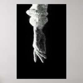 Handglühende Skizze Poster