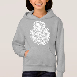 Handgranate im Stil von Comicen Hoodie