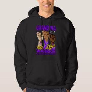 Handgranma eines kriegerischen Migräne Kopfschmerz Hoodie