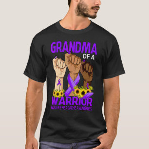 Handgranma eines kriegerischen Migräne Kopfschmerz T-Shirt