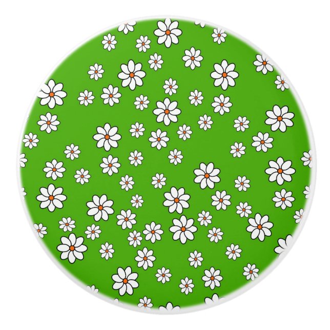 Handgriff aus Daisy-Keramik Keramikknauf (Vorderseite)