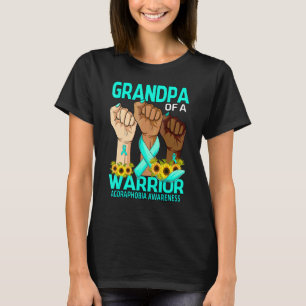 Handgroßvater eines Kriegers gegen die Agoraphobie T-Shirt