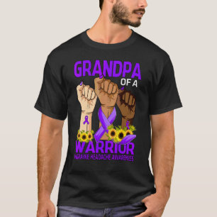 Handgroßvater eines Kriegers Migräne Kopfschmerzen T-Shirt