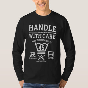 Handhabung mit Vorsicht 45 Waschen Anleitung 45. G T-Shirt