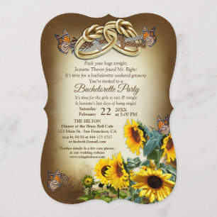 Handhabung von Bachelorette Einladung