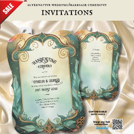 HANDHABUNG VON ERSUCHUNGEN GREEN GOLD ETHEREAL EINLADUNG