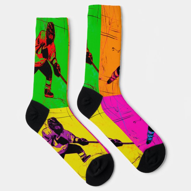 Handhabung von Tick-ups - Hockey-Spieler-Socken Socken (Rechts)