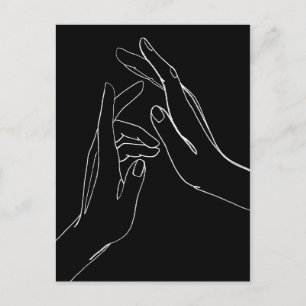 Handhelfen Postkarte