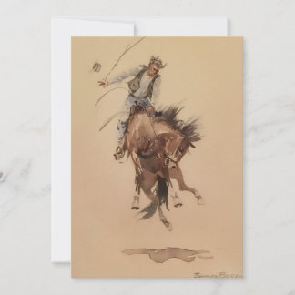 Handhüllen einer Bronc von Edward Borein Einladung