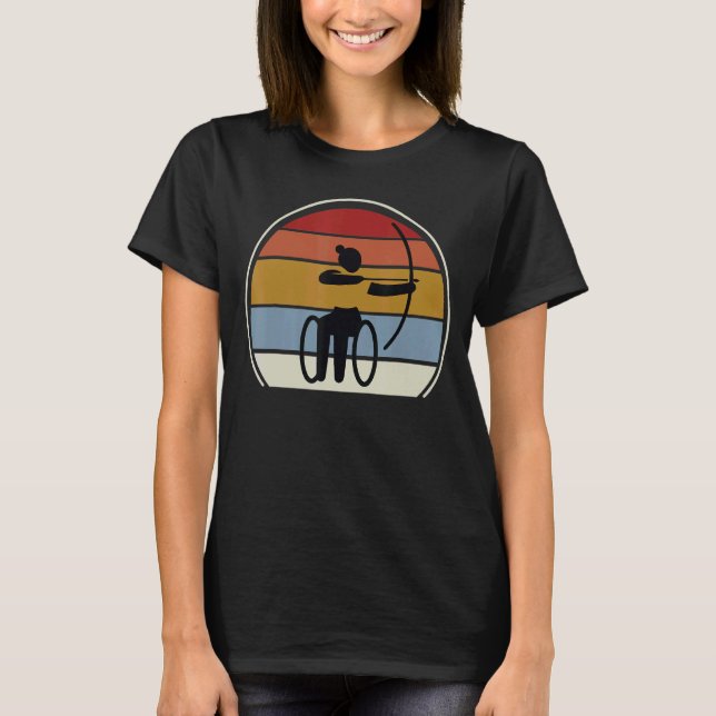 Handicap Rollstuhl Amputee Behinderte T-Shirt (Vorderseite)