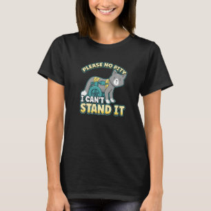 Handicap Rollstuhl für ein Amputationsüberleben T-Shirt