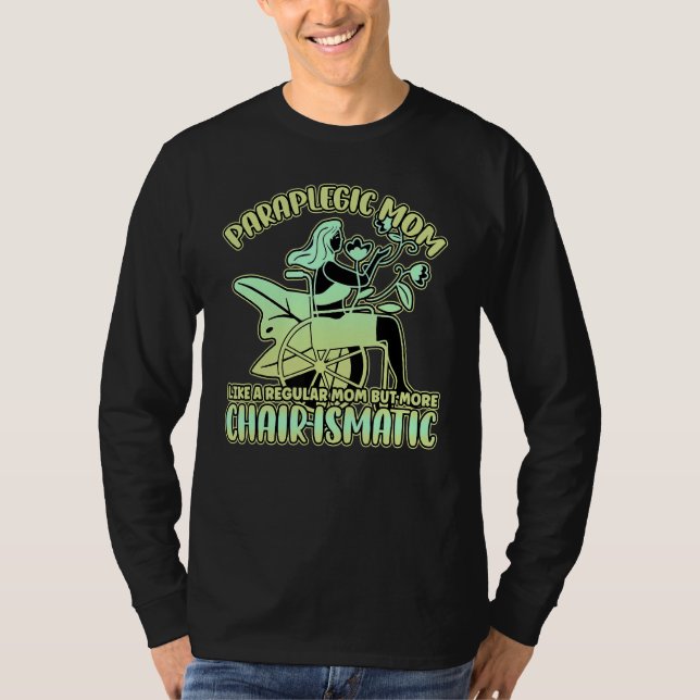 Handicap Rollstuhl für ein Amputationsüberlebnis 1 T-Shirt (Vorderseite)
