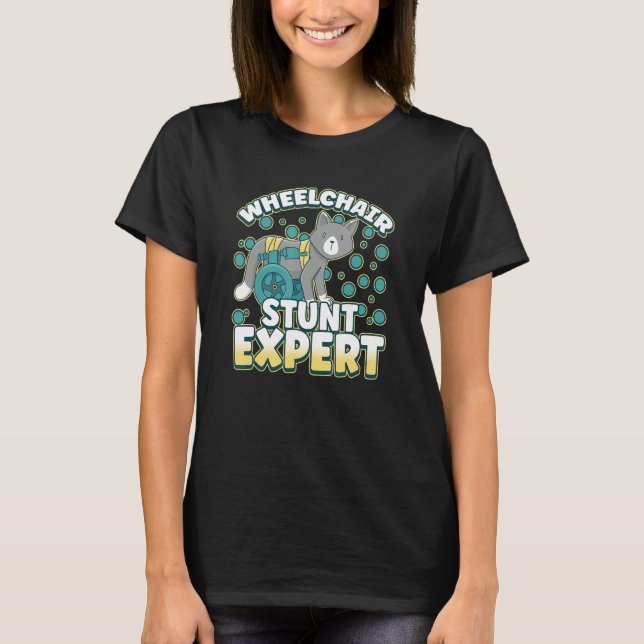 Handicap Rollstuhl für ein Amputationsüberlebnis 2 T-Shirt (Vorderseite)