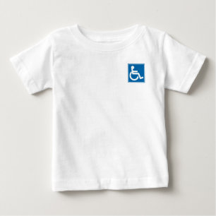 Handicap Sign Baby T-shirt