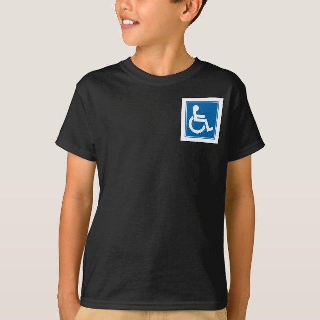 Handicap Sign T-Shirt (Vorderseite)