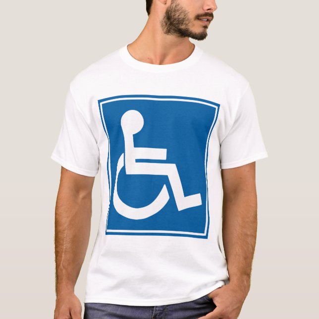Handicap Sign T-Shirt (Vorderseite)
