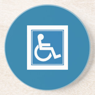 Handicap-Zeichen-Untersetzer Untersetzer