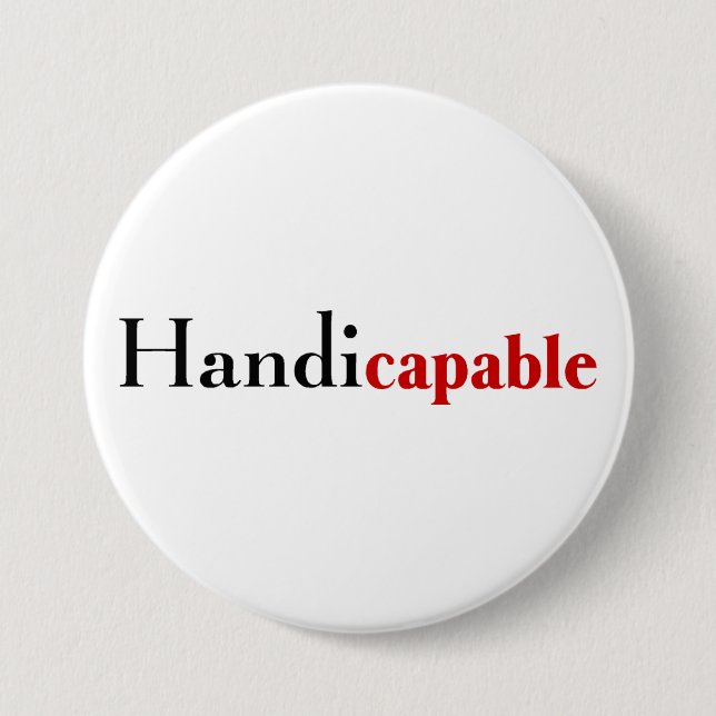 Handicapable Button (Vorderseite)