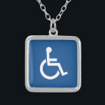 Handicapped Versilberte Kette<br><div class="desc">Handicapped, Disabled</div>