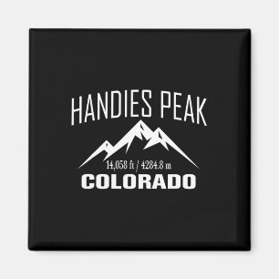 Handies Peak Colorado Klettergipfel Club Outdoor Magnet