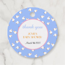 Handillustrierte Enten Kinder Blaue Babyparty