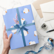 Handillustrierte Enten Kinder Blaue Babyparty