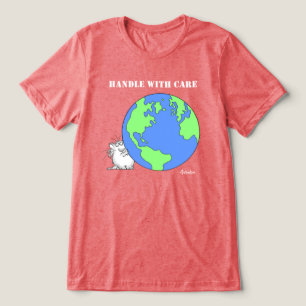 HANDLE MIT CARE Boynton Cat Tri-Blend Shirt